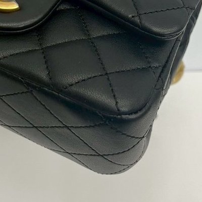 Chanel 金球方胖 硬底金片款-9