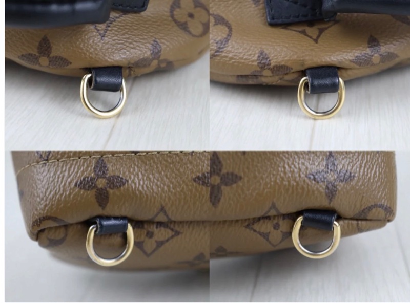 「JL精品代購」98新 LV 老花 拼接 小書包 ic芯片款-9