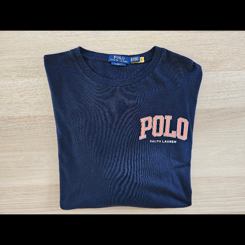 Polo Ralph Lauren 男士經典長袖圓領T恤 深藍色 XL-12