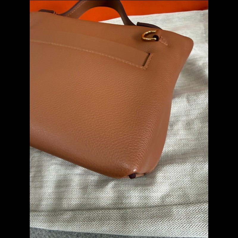Hermès 2424 mini 金棕金釦-15