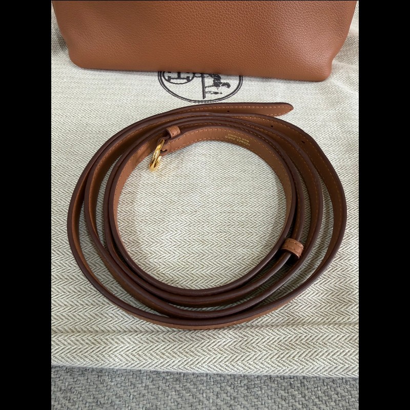 Hermès 2424 mini 金棕金釦-25