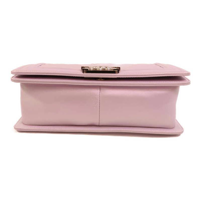 CHANEL 羊皮皮革Boy 25肩背袋-3