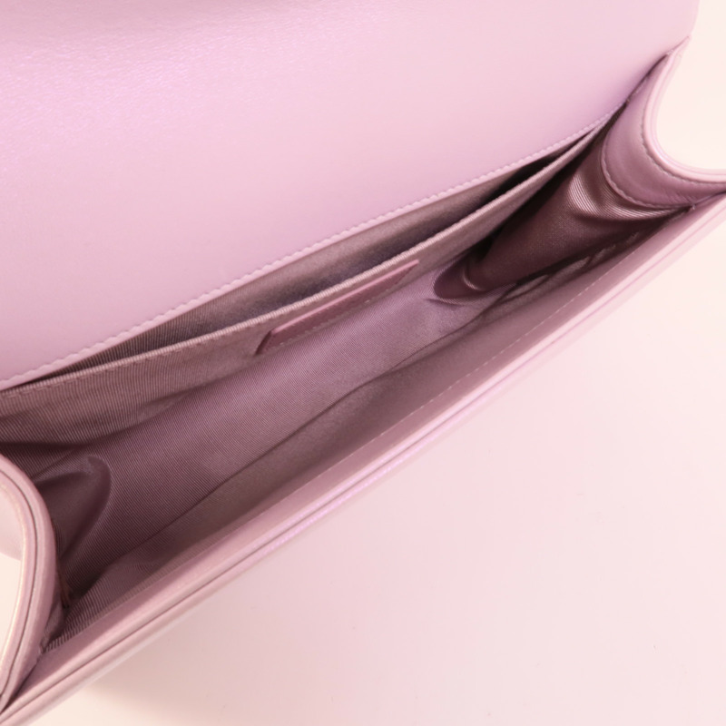 CHANEL 羊皮皮革Boy 25肩背袋-6