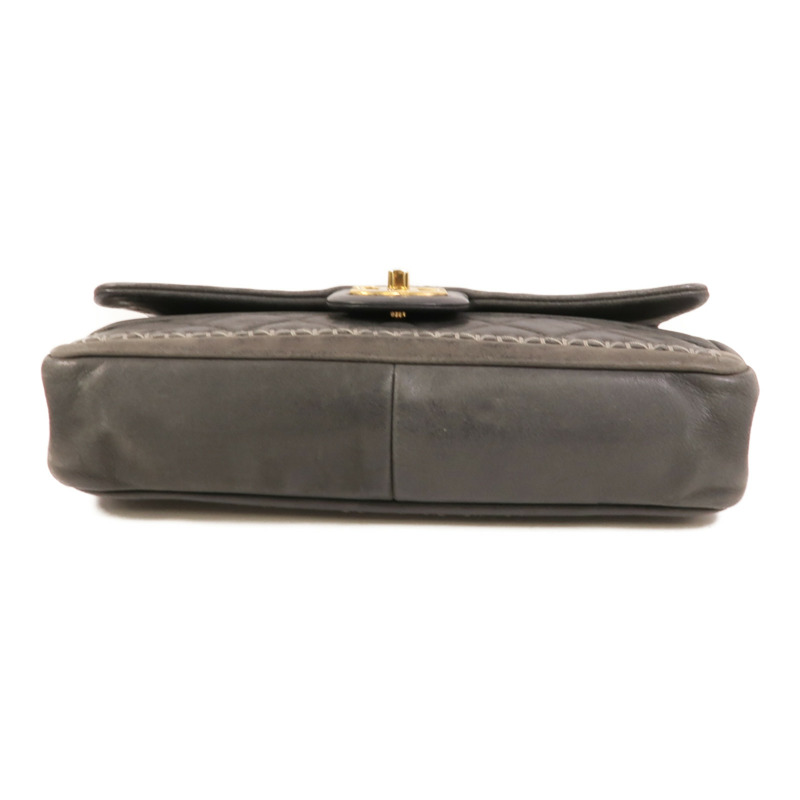 CHANEL 牛皮皮革Chain Shoulder肩背袋-3