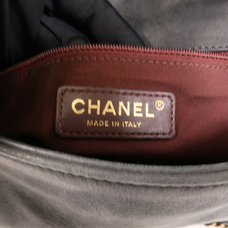 CHANEL 牛皮皮革Chain Shoulder肩背袋-8