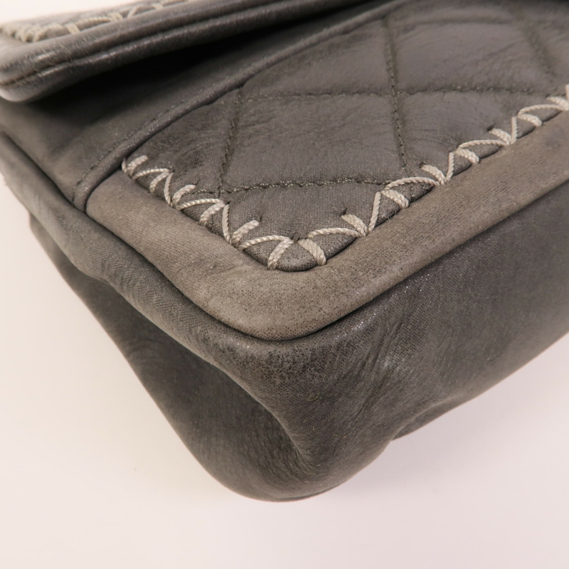 CHANEL 牛皮皮革Chain Shoulder肩背袋-15