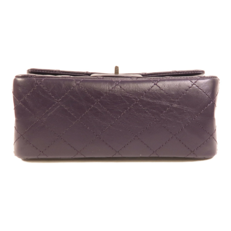 CHANEL 牛皮皮革2.55 Mini鏈帶肩背袋-3