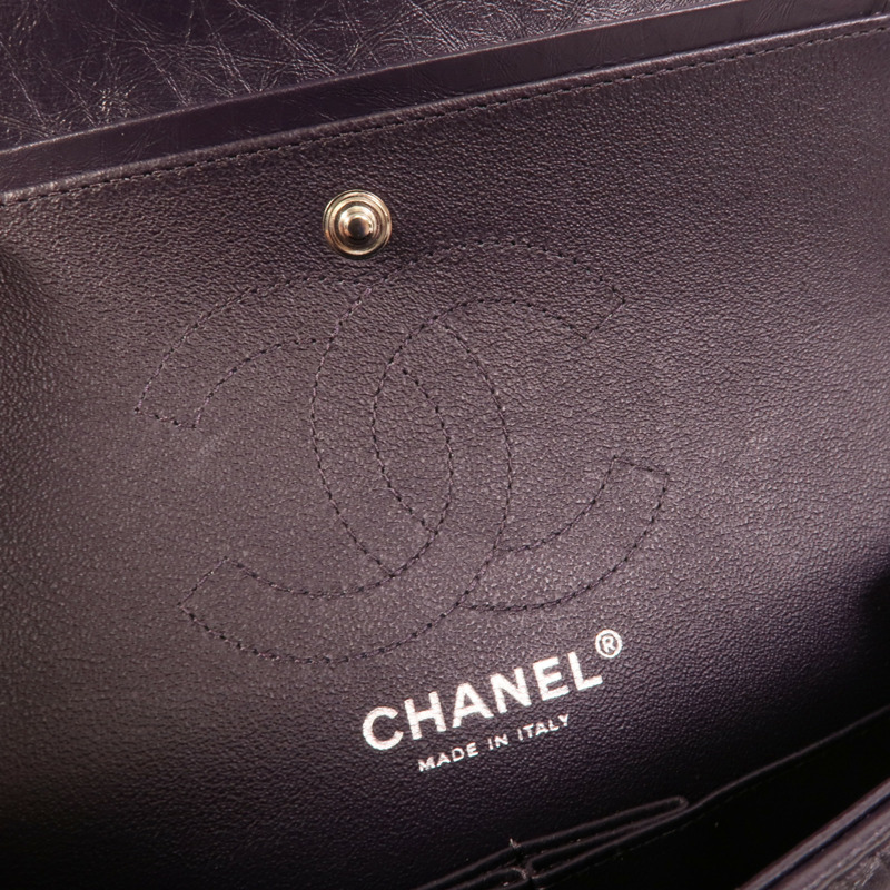 CHANEL 牛皮皮革2.55 Mini鏈帶肩背袋-7