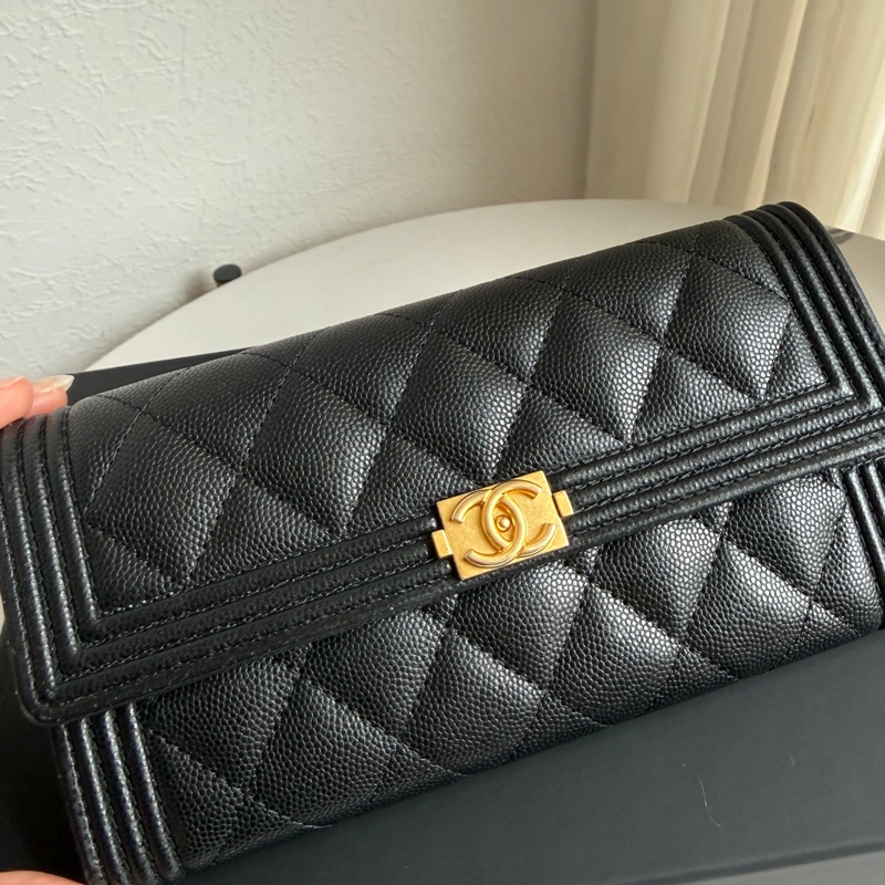 Chanel boy長夾 超級甜-1