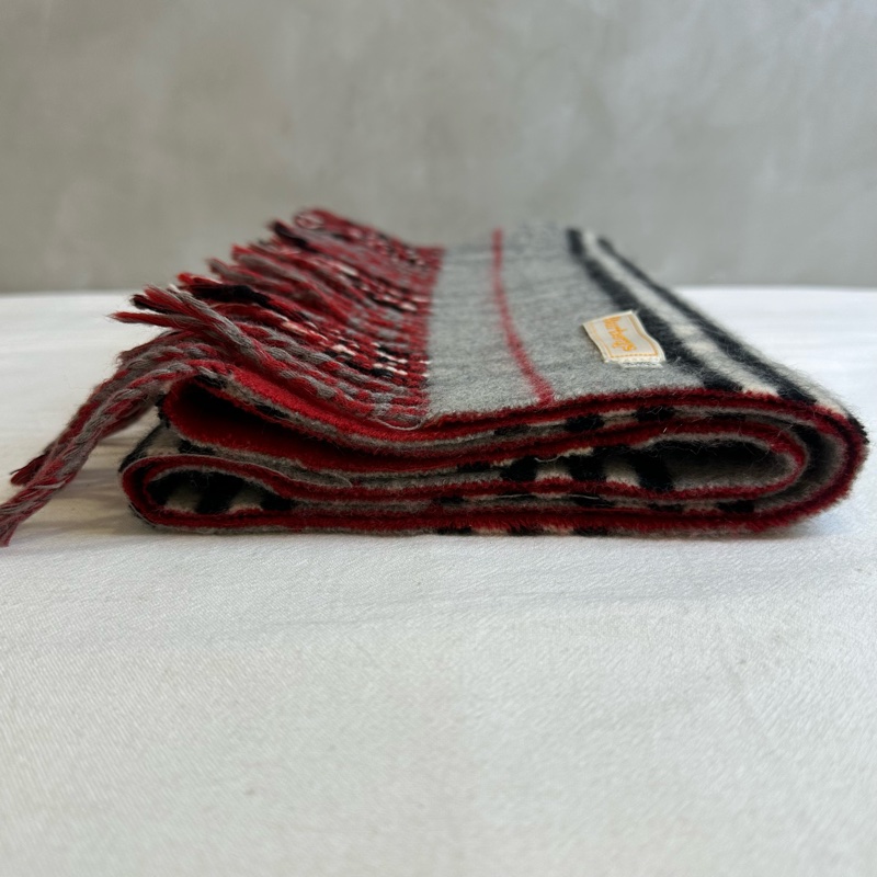【赫蒂國際精品】Burberry 巴寶莉 羊毛格紋圍巾 vintage-2