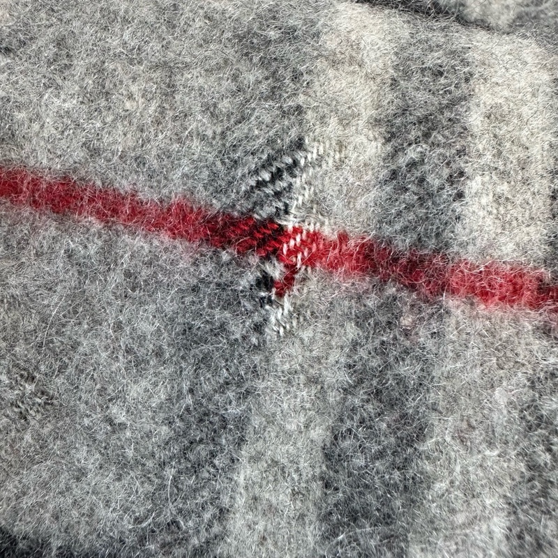 【赫蒂國際精品】Burberry 巴寶莉 羊毛格紋圍巾 vintage-6