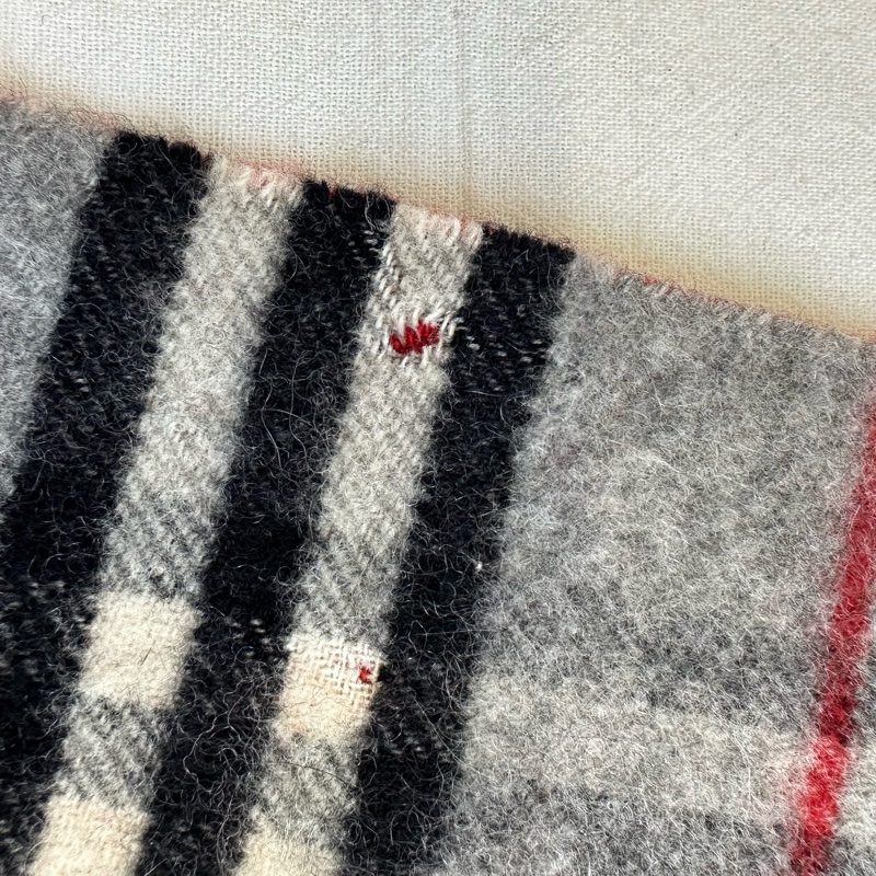 【赫蒂國際精品】Burberry 巴寶莉 羊毛格紋圍巾 vintage-10