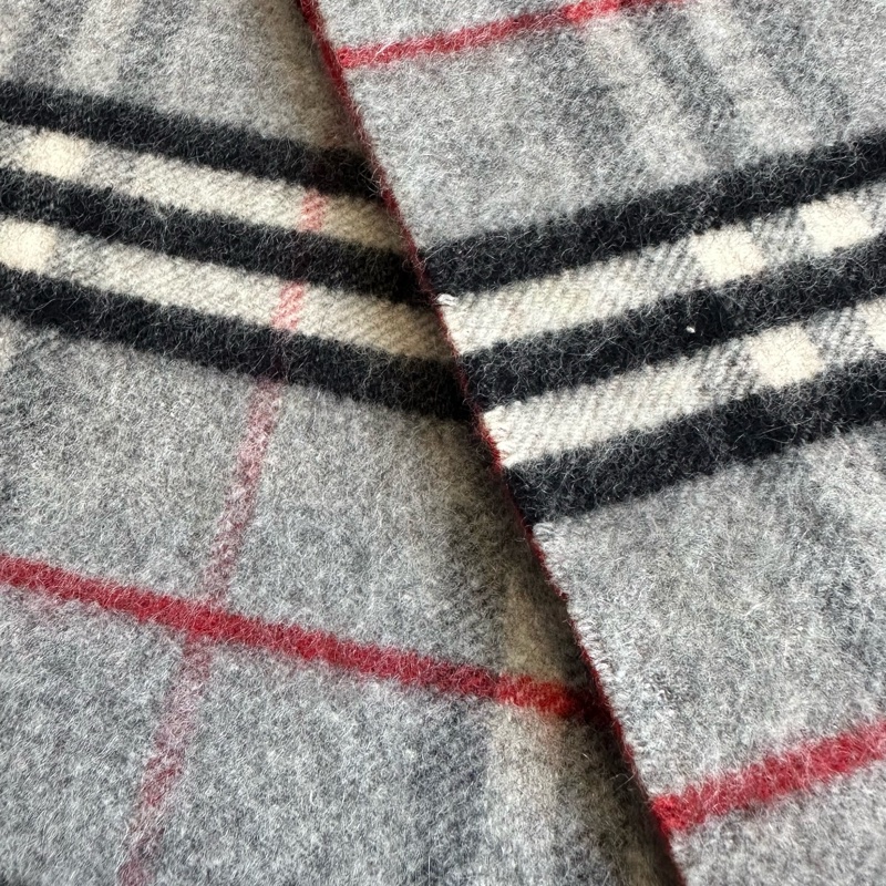 【赫蒂國際精品】Burberry 巴寶莉 羊毛格紋圍巾 vintage-13