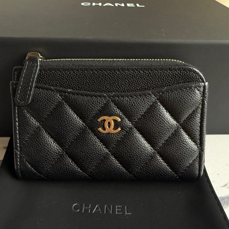 Chanel 卡片零錢包👛L型-0