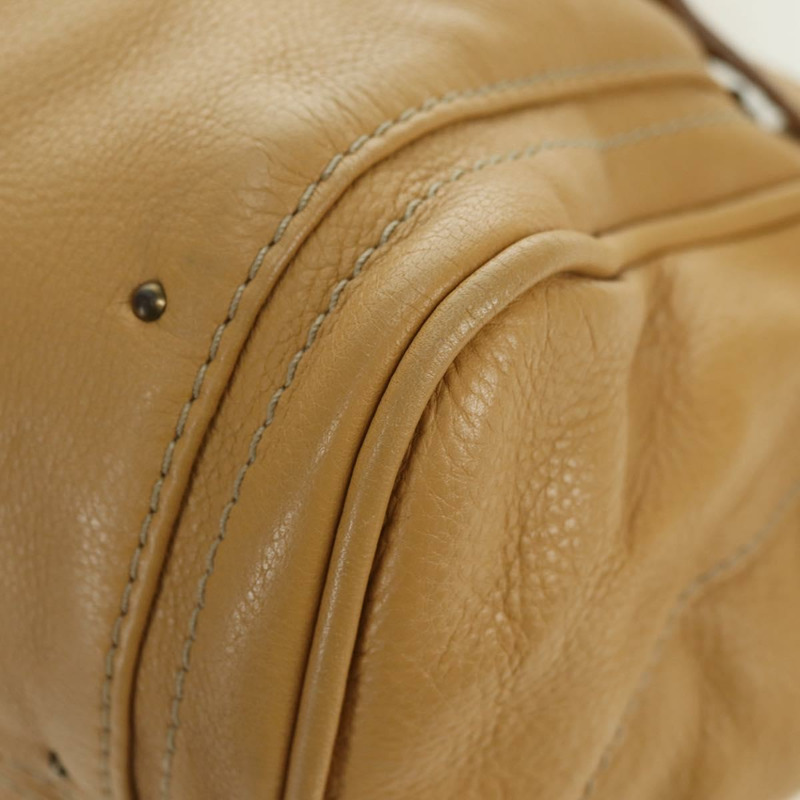 【日本直送】Chloe Paddington 手提包 皮革 米色 金色銀色 正品 am11368SAV-14