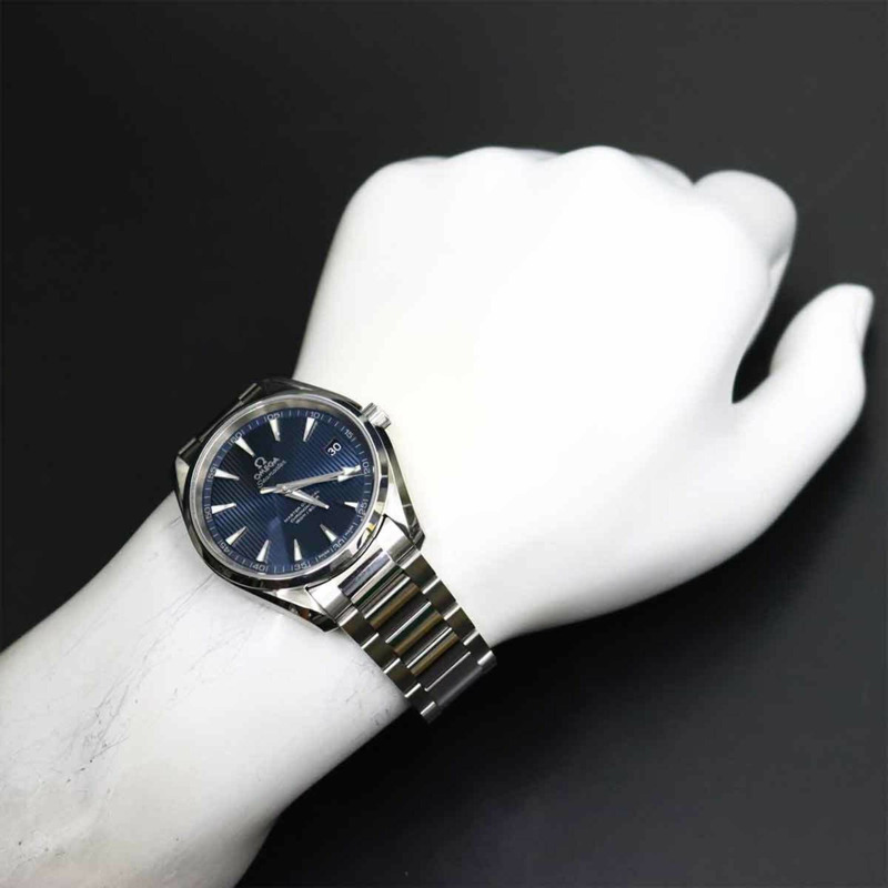 歐米茄海馬系列Aqua Terra同軸腕錶231 10 42 21 03 003 男士腕錶 日期顯示 海軍藍 自動上鍊-3