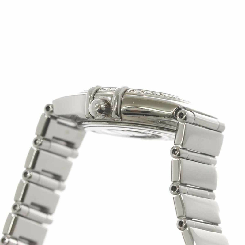 歐米茄星座系列迷你 My Choice Iris 1465 79 鑽錶圈女錶 白色錶殼 石英錶-5