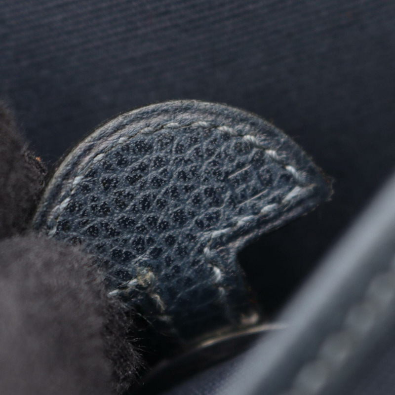 愛馬仕 Sac Colorado PM 肩背包手提包 皮革帆布 Toile Officier Liège 女款 海軍藍 044790CK-4