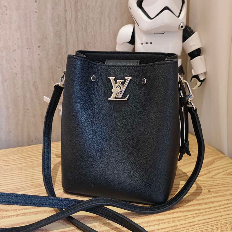路易威登/Louis Vuitton 黑色牛皮水桶包 芯片款 🈚附件-1