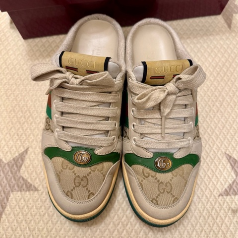 2026新款Gucci髒髒鞋/尺寸36.5古馳運動鞋、半拖