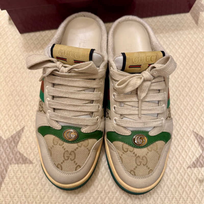 2026新款Gucci髒髒鞋/尺寸36.5古馳運動鞋、半拖-0