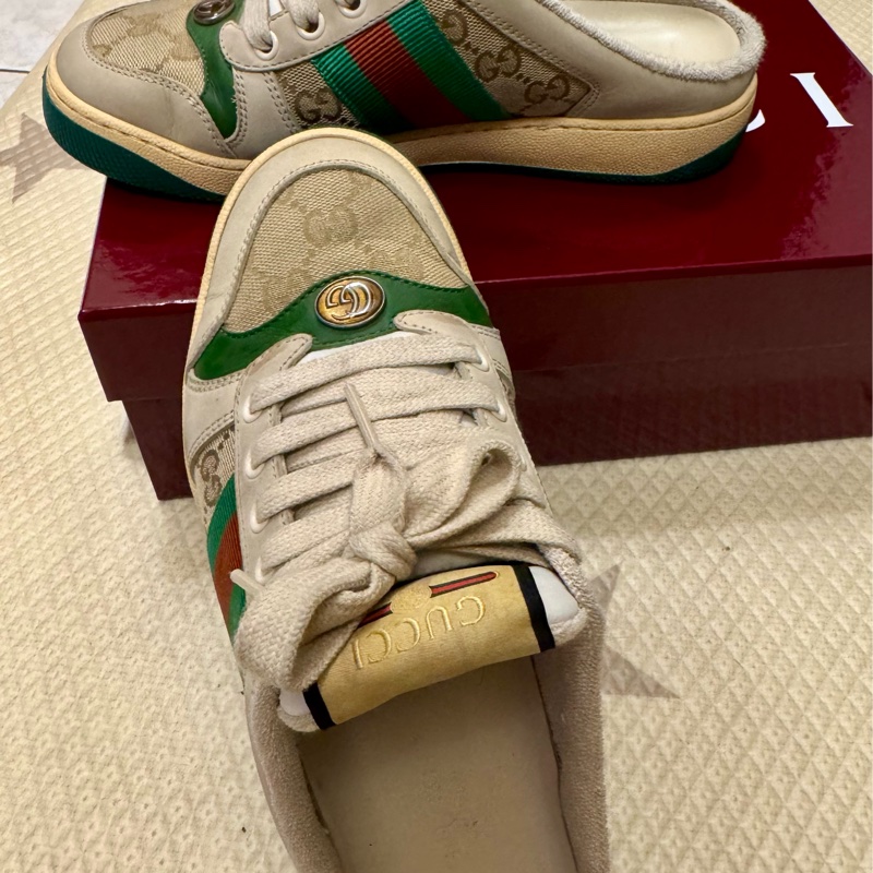 2026新款Gucci髒髒鞋/尺寸36.5古馳運動鞋、半拖-3
