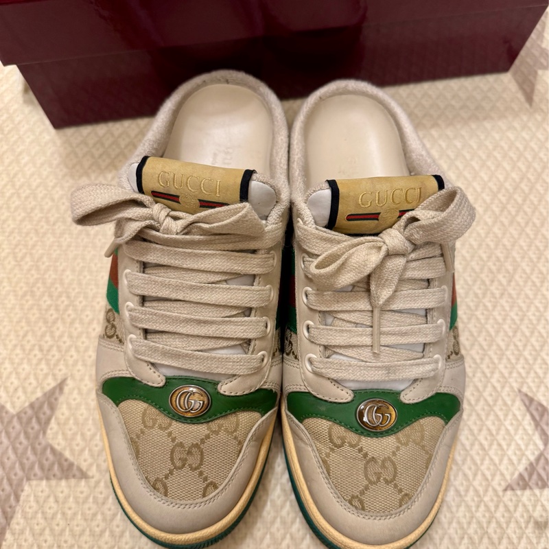 2026新款Gucci髒髒鞋/尺寸36.5古馳運動鞋、半拖-18
