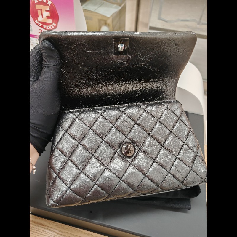 Chanel So Black Coco Handle Small 小號-13