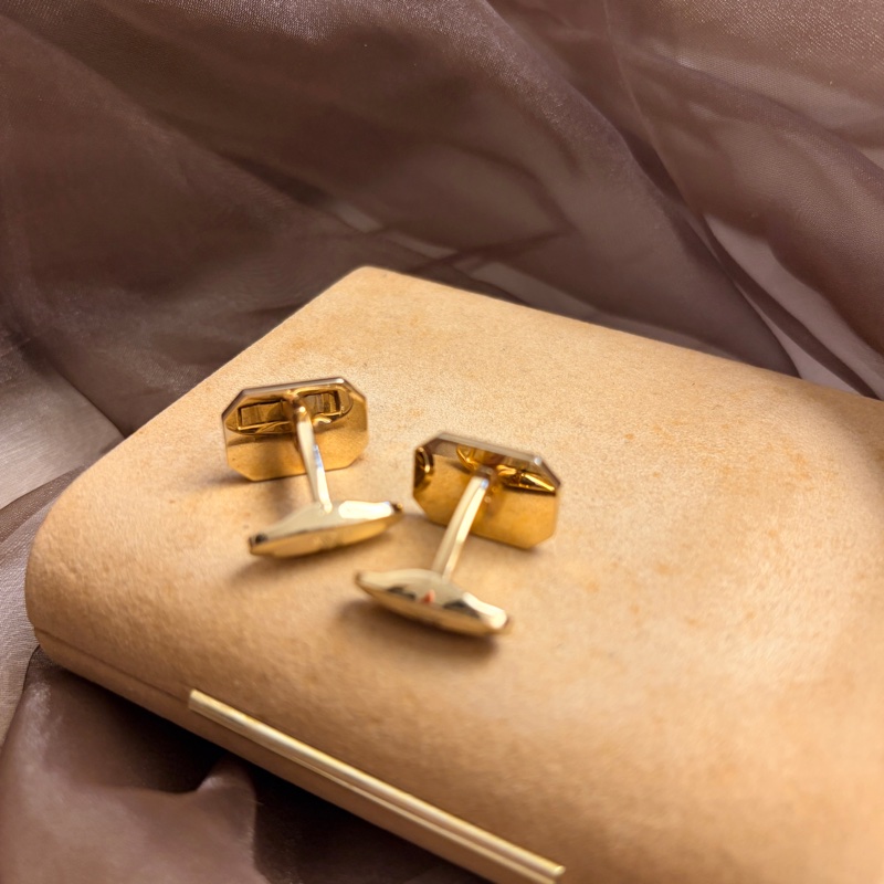 Celine 凱旋門䄂口 領帶夾 套裝 鋼 銀色 禮物-11