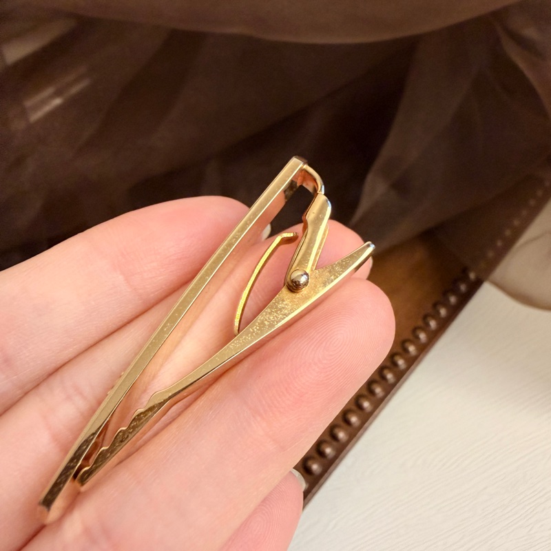 Celine 凱旋門䄂口 領帶夾 套裝 鋼 銀色 禮物-17