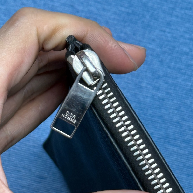 Dior 黑色玫瑰印花手拿包-12