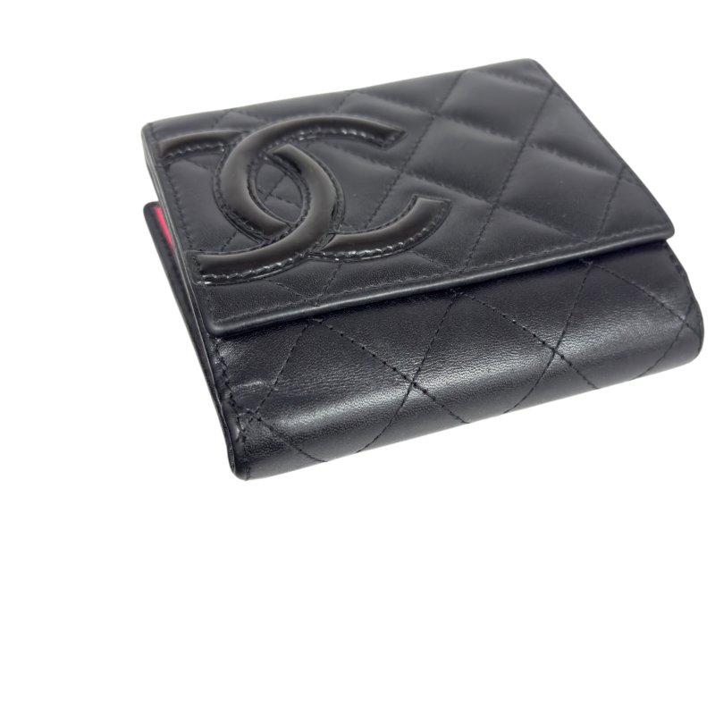 CHANEL CC Cambon 短銀包-6