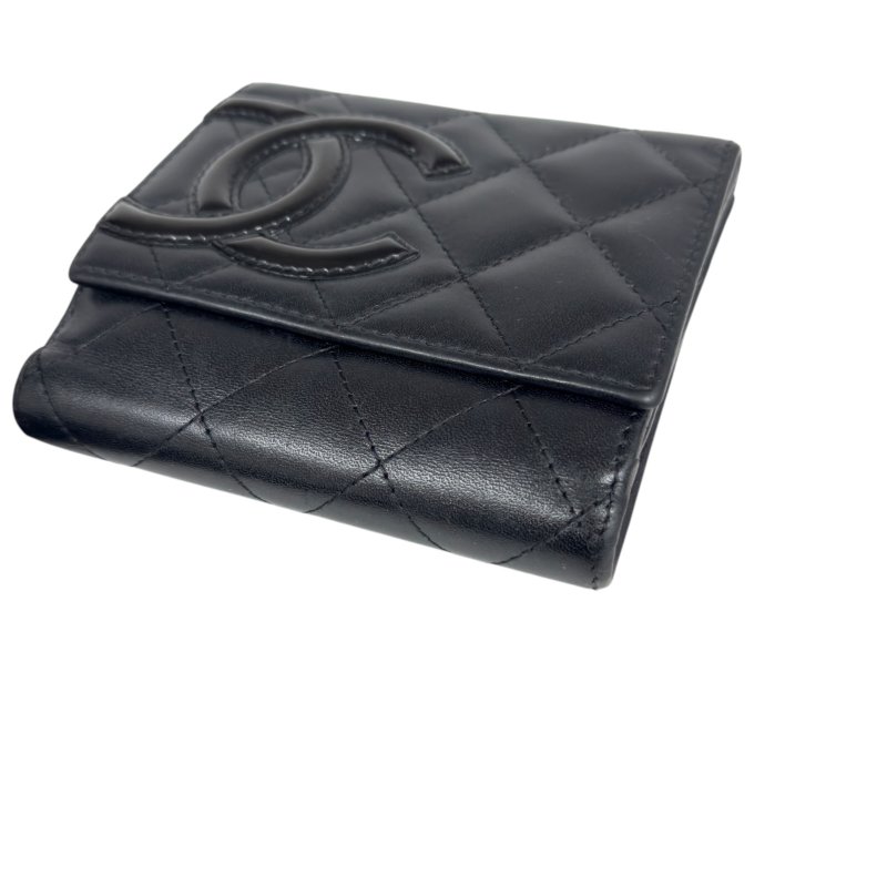 CHANEL CC Cambon 短銀包-7