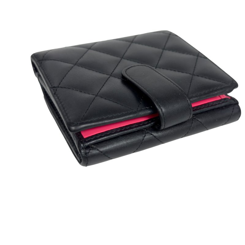 CHANEL CC Cambon 短銀包-12