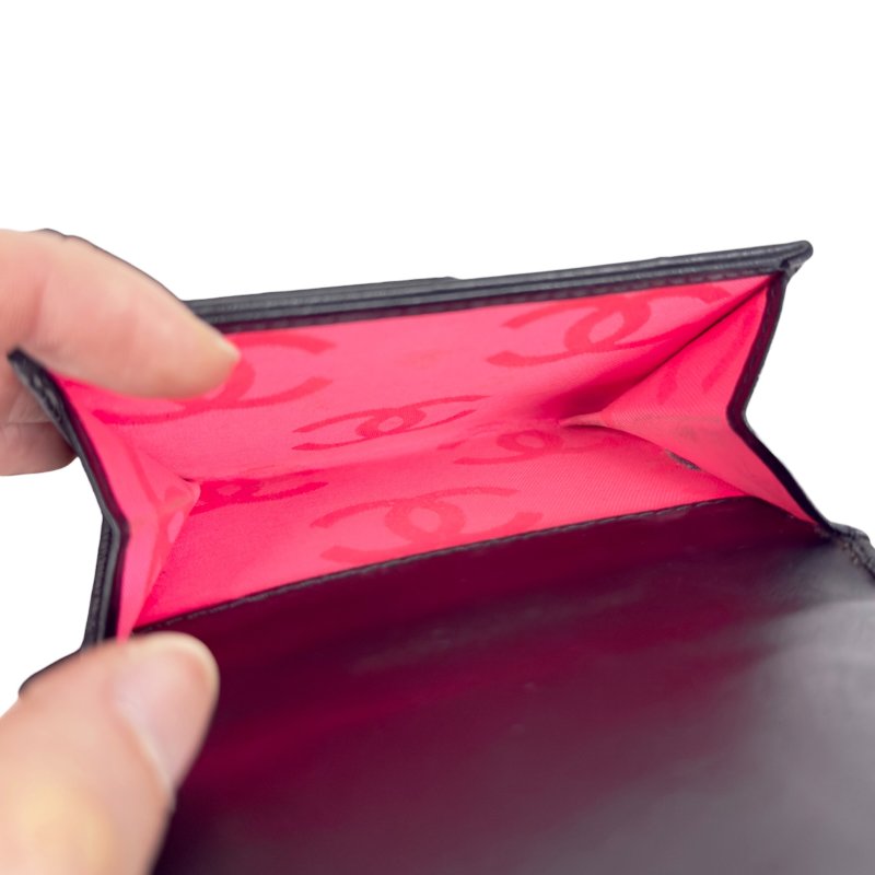 CHANEL CC Cambon 短銀包-16