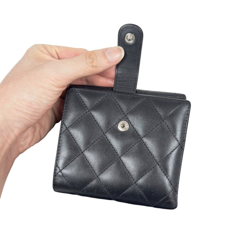 CHANEL CC Cambon 短銀包-17