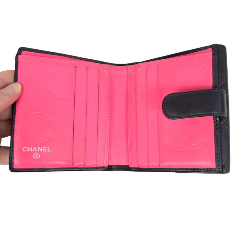 CHANEL CC Cambon 短銀包-19