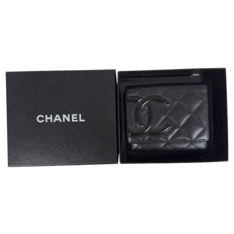 CHANEL CC Cambon 短銀包-26
