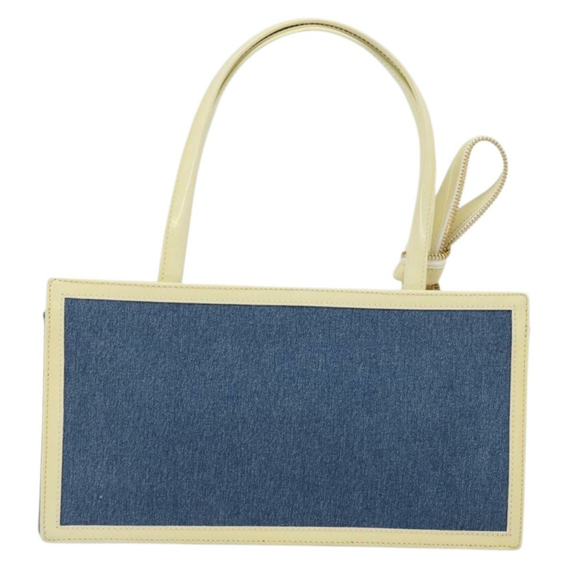 【日本直送】Christian Dior Diora 手提包 牛仔布 海軍藍 金色 正品 175416A-1