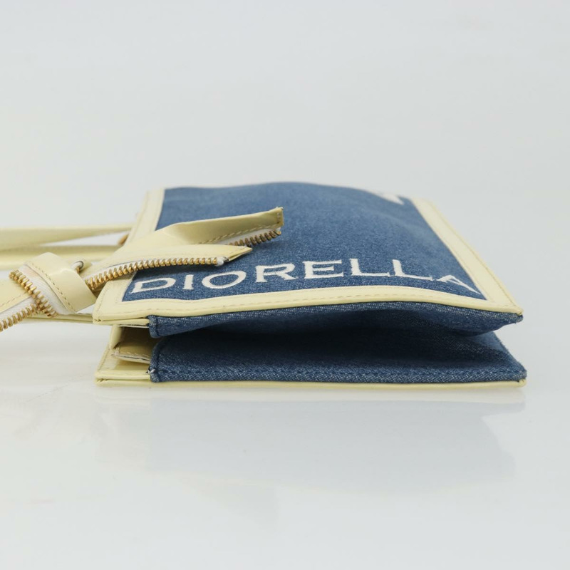 【日本直送】Christian Dior Diora 手提包 牛仔布 海軍藍 金色 正品 175416A-3