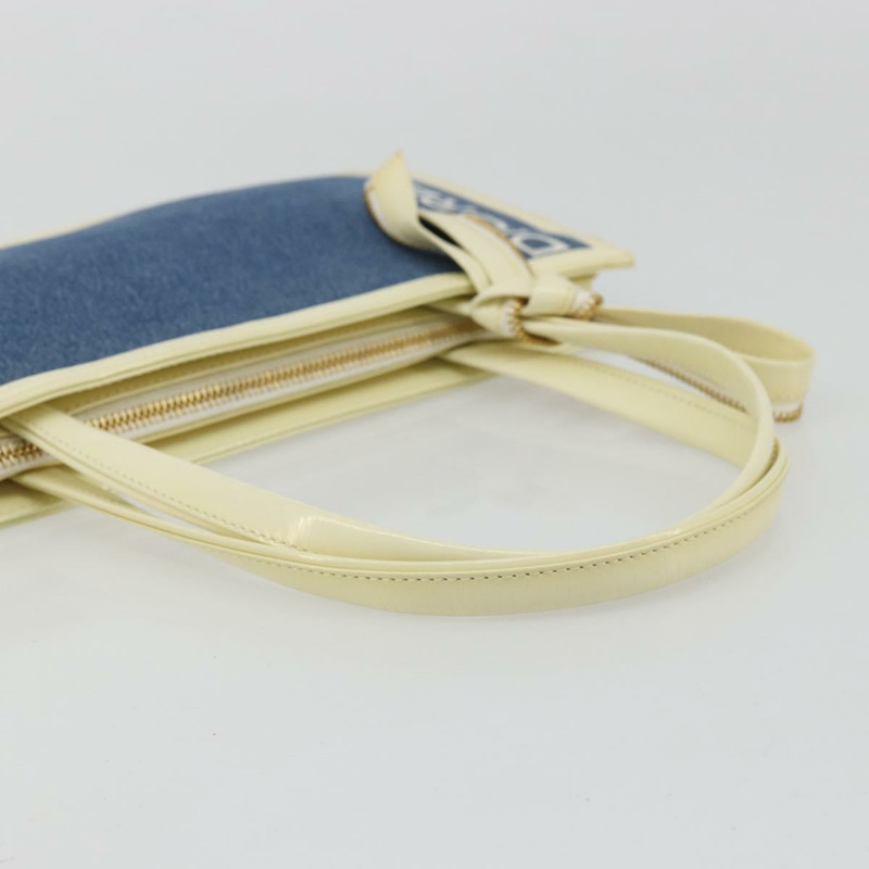 【日本直送】Christian Dior Diora 手提包 牛仔布 海軍藍 金色 正品 175416A-6