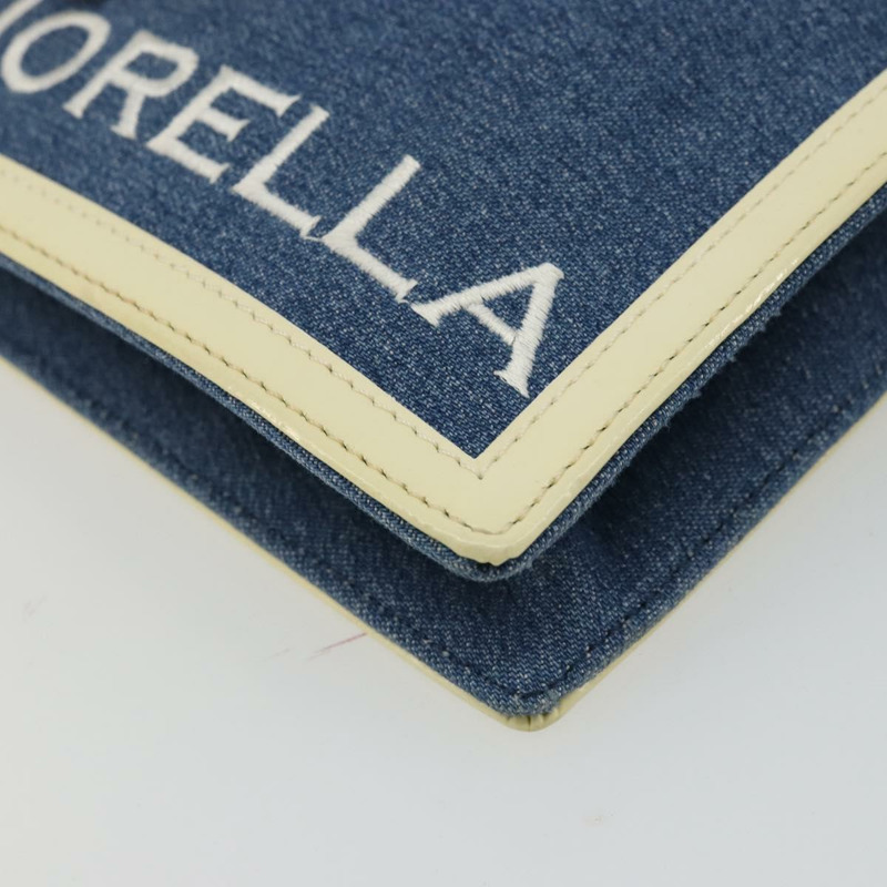 【日本直送】Christian Dior Diora 手提包 牛仔布 海軍藍 金色 正品 175416A-14