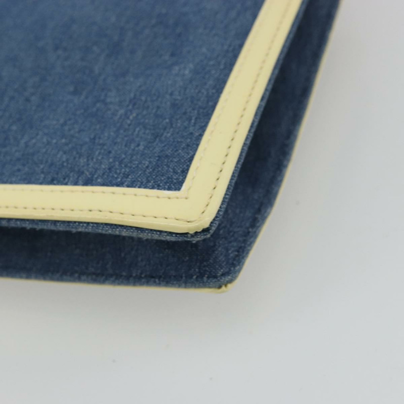 【日本直送】Christian Dior Diora 手提包 牛仔布 海軍藍 金色 正品 175416A-15