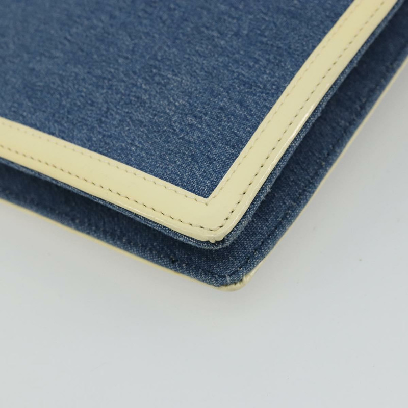 【日本直送】Christian Dior Diora 手提包 牛仔布 海軍藍 金色 正品 175416A-16