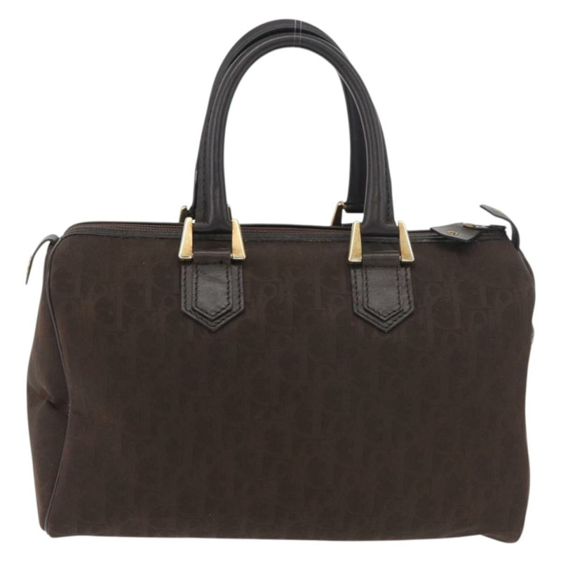 【日本直送】Christian Dior Trotter帆布波士頓包 棕色金色 正品 mr2343A-1