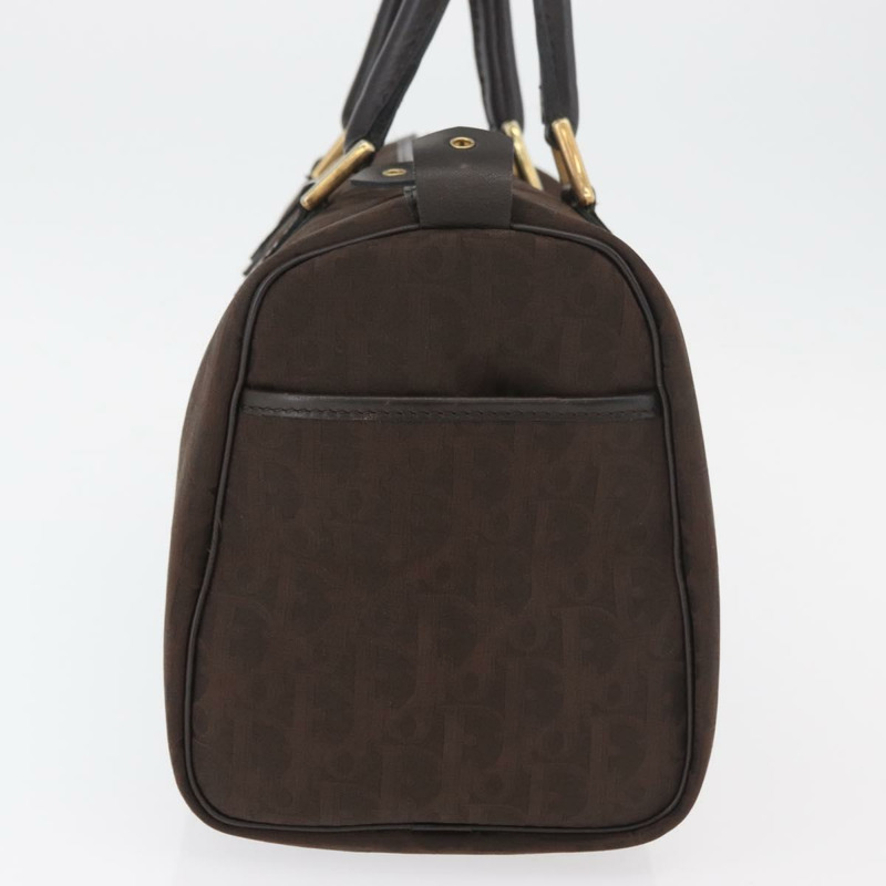 【日本直送】Christian Dior Trotter帆布波士頓包 棕色金色 正品 mr2343A-3