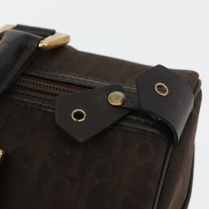【日本直送】Christian Dior Trotter帆布波士頓包 棕色金色 正品 mr2343A-9