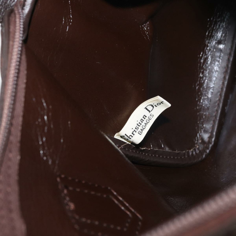 【日本直送】Christian Dior Trotter帆布波士頓包 棕色金色 正品 mr2343A-10