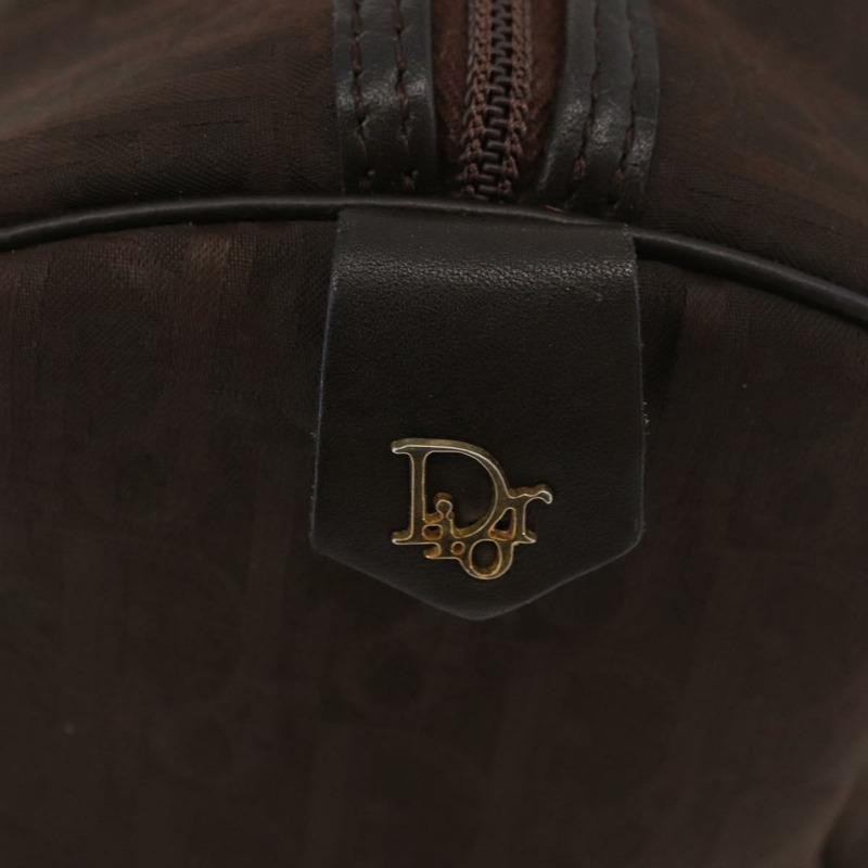 【日本直送】Christian Dior Trotter帆布波士頓包 棕色金色 正品 mr2343A-16