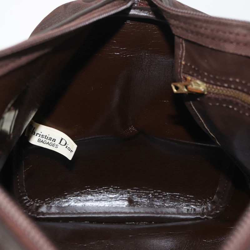 【日本直送】Christian Dior Trotter帆布波士頓包 棕色金色 正品 mr2343A-18